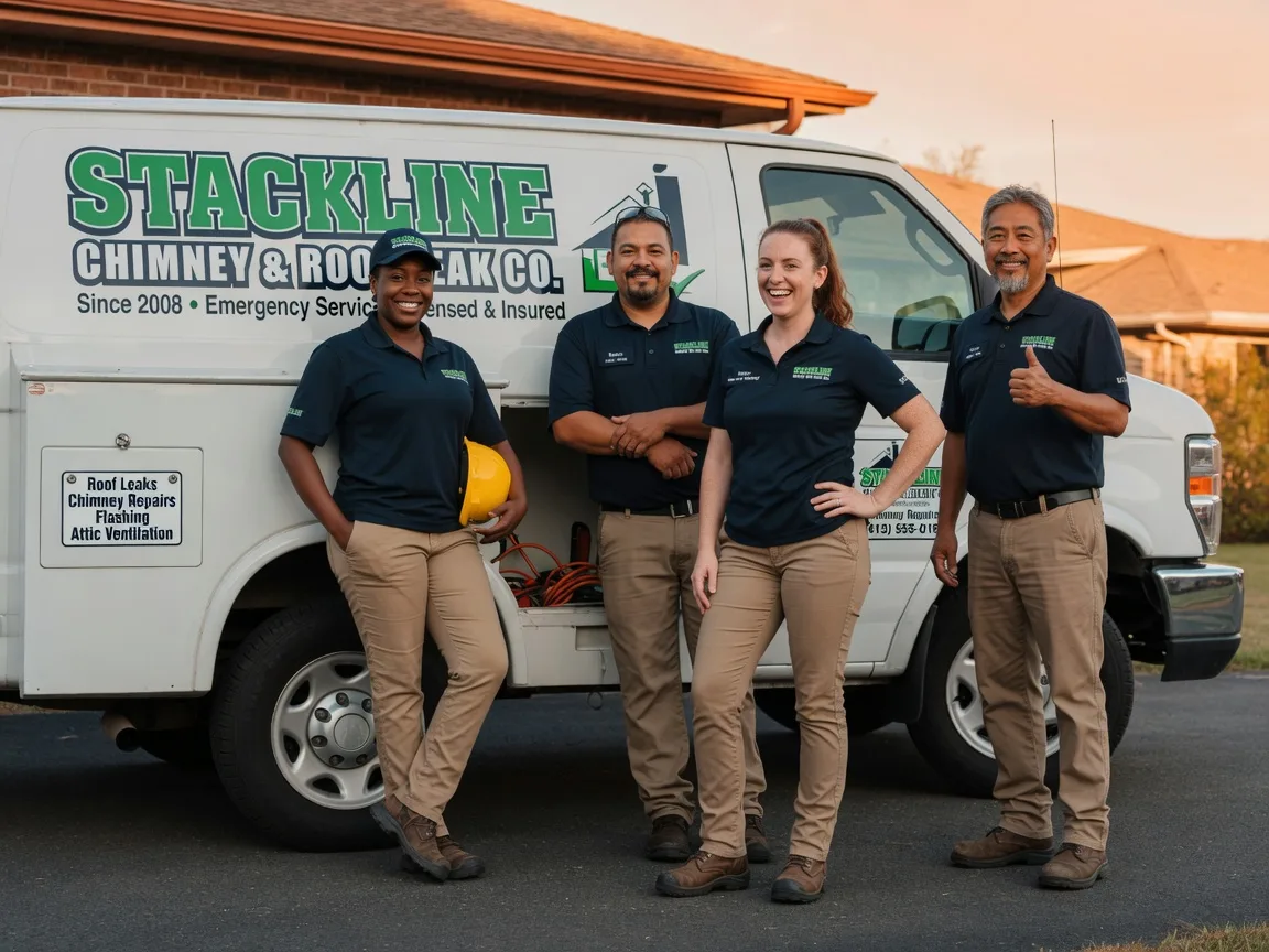 Chimney flashing repair company in Yorktown, VA